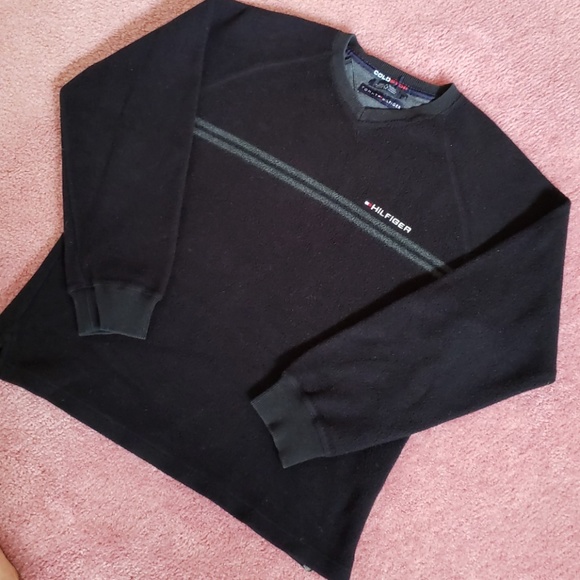 VTG Tommy Hilfiger Cold Stop V-Neck Pullover Sz. L - Picture 1 of 6